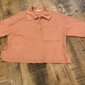 Altrd state burnt orange crop top size s